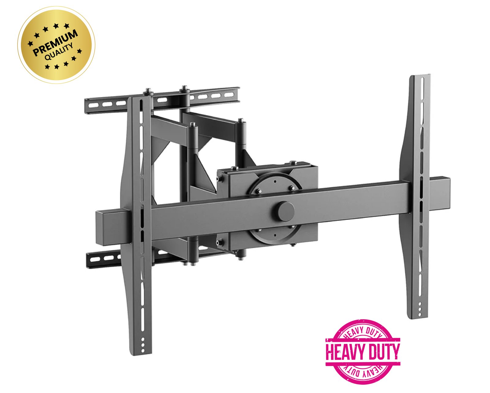 Premium Heavy Duty Full Motion Wall Mount For Large Screen TV Wall Mount (Landscape & Portrait)